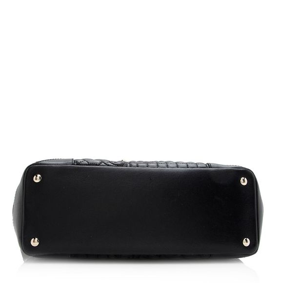 Versace Quilted Nappa Barocco Altea Vanita Satchel - Picture 4 of 15